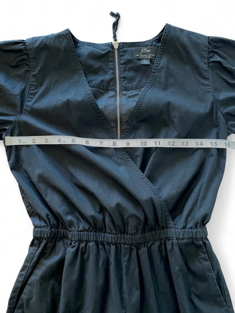 J.Crew Black Cotton Jumpsuit